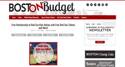 Desktop Screenshot of bostononbudget.com